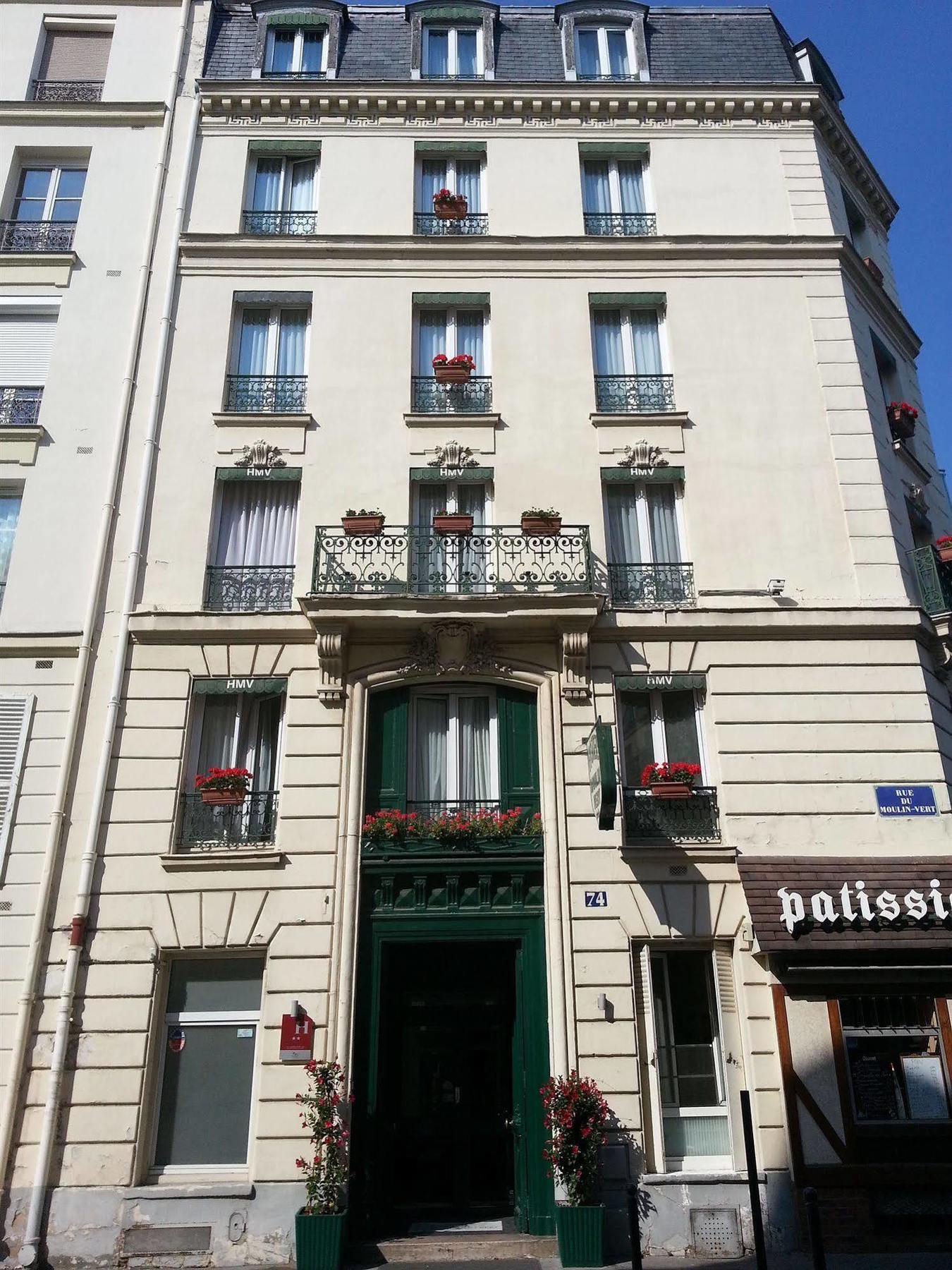 Hotel Moulin Vert París Exterior foto